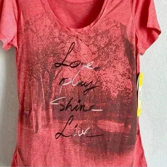 Lole Women’s XL Starburst Love Play Shine Live Tee NWT - Picture 3 of 8
